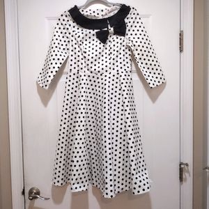 Belle Poque NWT Retro Polk-a- Dot Midi Dress Size Medium
